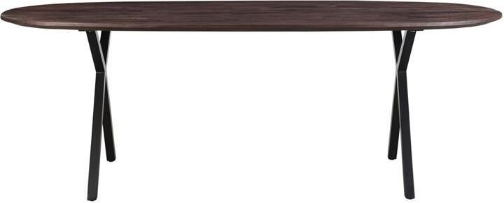 Giga Meubel Eettafel Bruin Ovaal Mangohout 200cm Tafel Genève - Foto 3