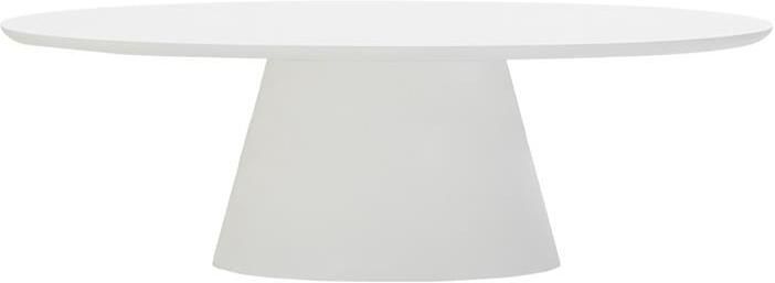 Giga Meubel Eettafel Ovaal 160cm Wit Eco Composiet Acryl Coating Cleo - Foto 2