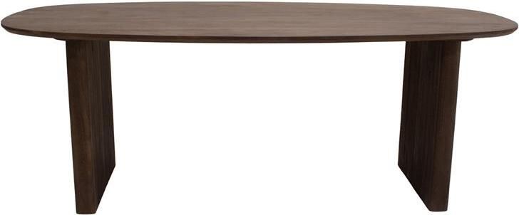 Giga Meubel Eettafel Aya Deens Ovaal 250cm Donkerbruin Mangohout - Foto 2