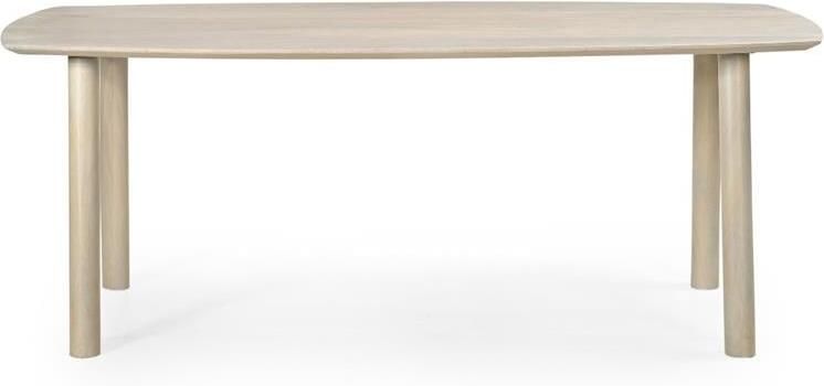 Giga Meubel Eettafel Leone Deens Ovaal 200cm Naturel Mangohout 6-8 Personen - Foto 3