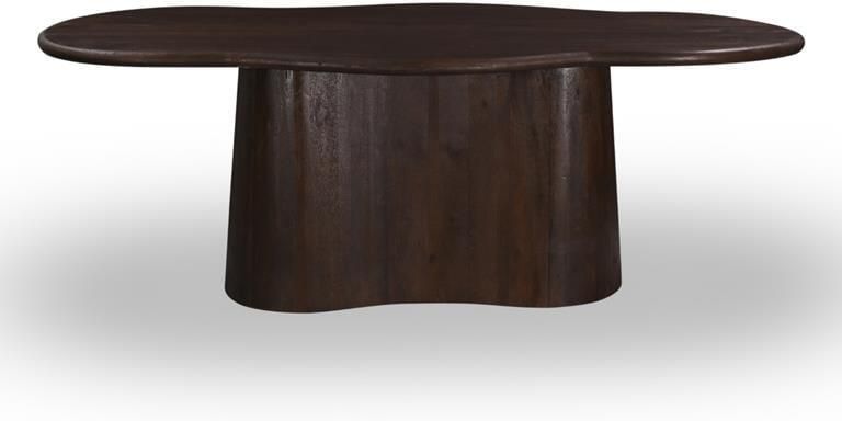 Giga Meubel Eettafel Jessie Donkerbruin Mangohout Organisch 220x100x77 cm - Foto 2