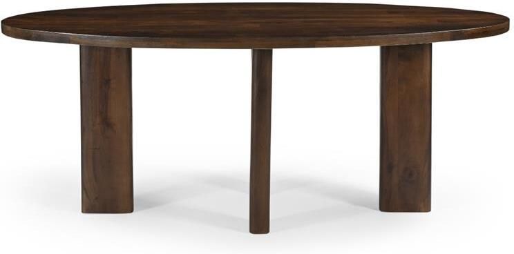 Giga Meubel Eettafel Ovaal 300cm Donkerbruin Mangohout Sydney - Foto 2