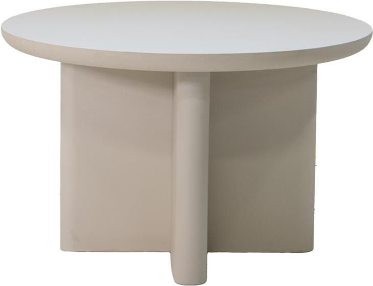 Giga Meubel Eettafel Rond 120cm Beige betonlook Miso - Foto 2