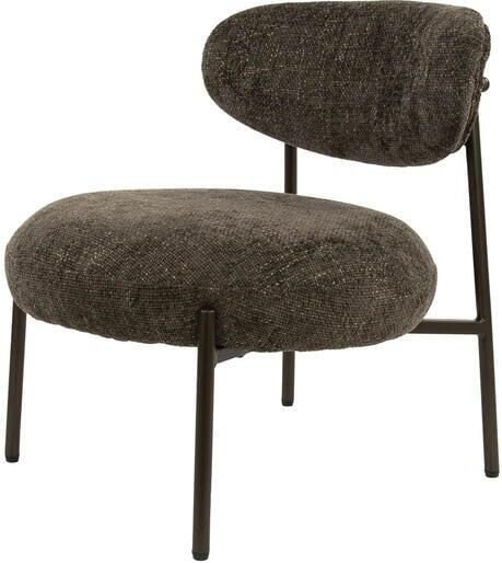 Giga Meubel Fauteuil Round Tissee Bruin Stof 62x67x71cm - Foto 3