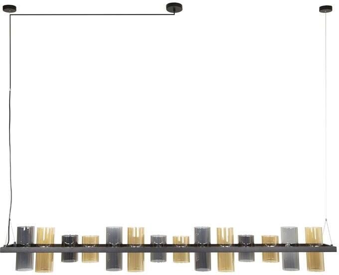 Giga Meubel Hanglamp Gemixt Glas 14-Lichts 190x20x150cm