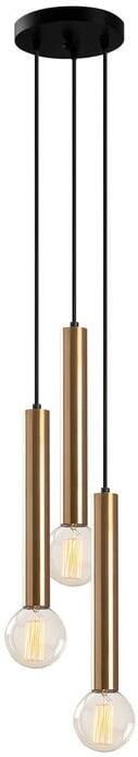 Giga Meubel Hanglamp Goud Metaal 3-Lichts 22x22x136cm Tempo - Foto 2