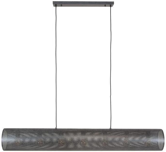 Giga Meubel Hanglamp Metaal Zwart 145x20x150cm Koker Mesh