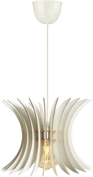 Giga Meubel Hanglamp Wit Hout 27x26 5x55cm Sahip