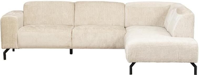 Giga Meubel Hoekbank Taupe 3 5-Zits Rechts 275x210x77cm Milan - Foto 2