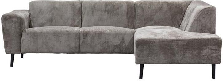 Giga Meubel Hoekbank Taupe 3-Zits Rechts 242x160x73cm Turin - Foto 2