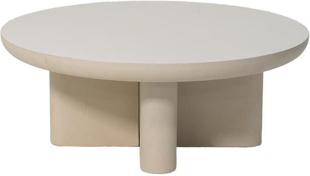 Giga Meubel Loungetafel Beige Rond Ø90cm Eco Composiet Miso