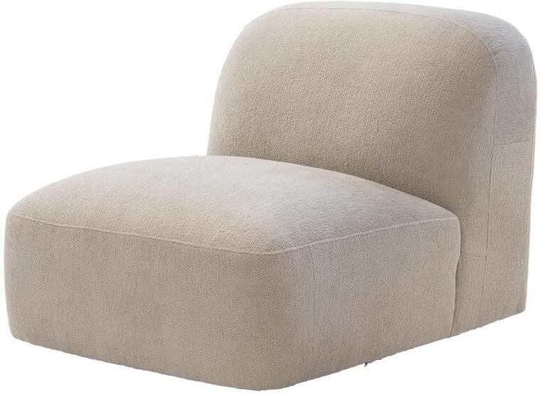 Giga Meubel Draaifauteuil Stof Taupe Zitbreedte 76cm 76x106x75cm Mary - Foto 2