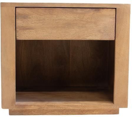 Giga Meubel Nachtkastje Macie Naturel Mangohout 45x38x40cm - Foto 3