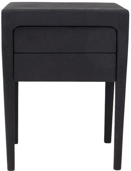 Giga Meubel Nachtkastje Zwart Mangohout 60cm 2 Lades Berend - Foto 2