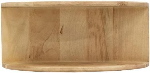 Giga Meubel Nachtkastje Zwevend Vera Naturel Mangohout 45x28x22cm - Foto 2