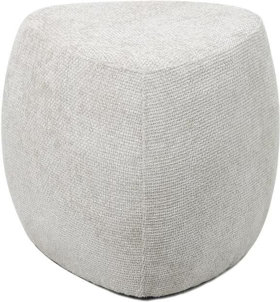 Giga Meubel Poef Stof Textiel Beige 46x46x43cm Josip - Foto 3