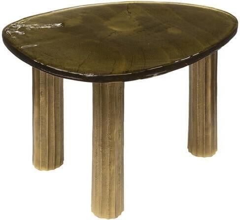 Giga Meubel Salontafel Goud Glas 62x45x40cm Eclipse - Foto 2