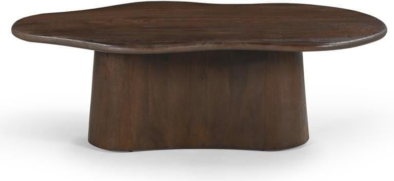 Giga Meubel Salontafel Organisch 120cm Donkerbruin Mangohout Jessie - Foto 2