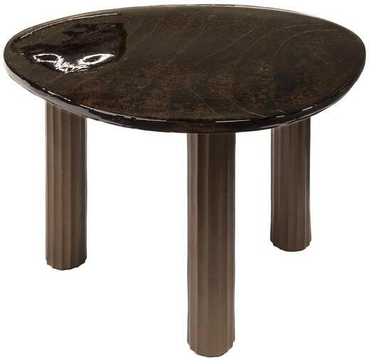 Giga Meubel Salontafel Eclipse Koper Glas 70x59x45cm - Foto 2