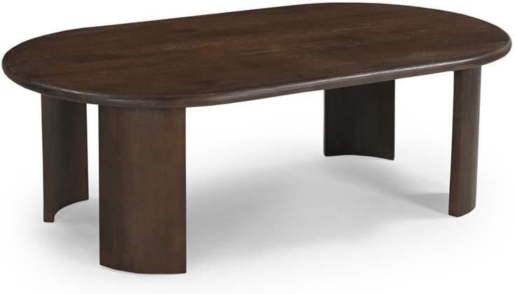 Giga Meubel Salontafel Organisch Donkerbruin Mangohout 120cm Salontafel Maikel - Foto 2