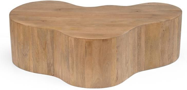 Giga Meubel Salontafel Naturel Organisch 129x84x36cm Moos