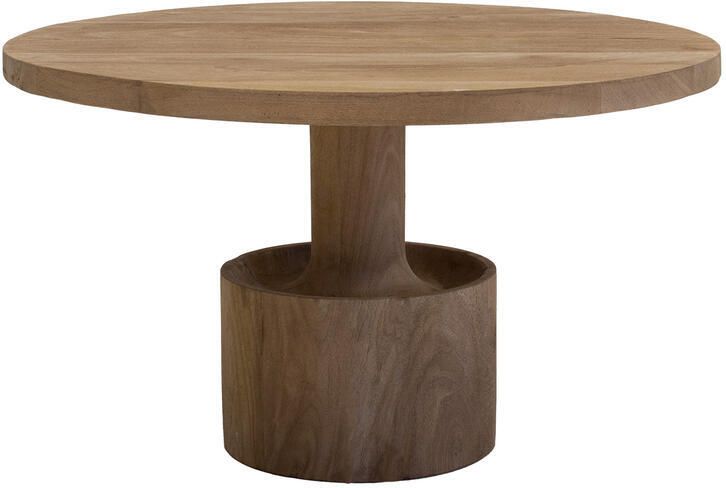 Giga Meubel Salontafel Naturel Mangohout Kolompoot 70x70x30cm Stacy - Foto 3