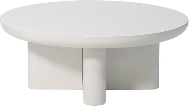 Giga Meubel Salontafel Miso Eco Composiet Wit 90x90x35cm - Foto 3