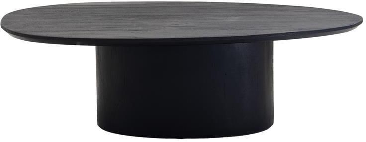 Giga Meubel Salontafel Nara Organisch Zwart Mangohout 110cm - Foto 2