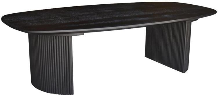 Giga Meubel Salontafel Feline Mangohout Zwart 130x70x38cm - Foto 2