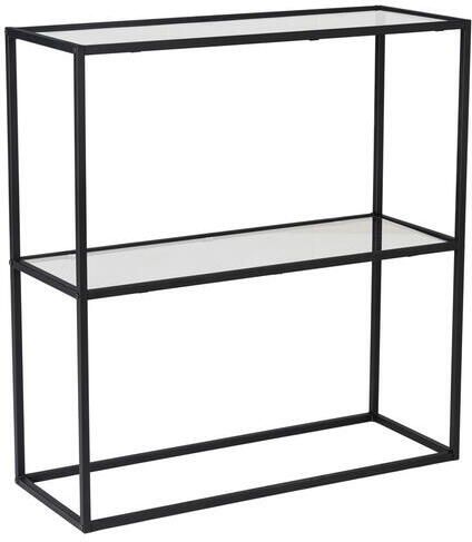 Giga Meubel Sidetable Zwart Metaal 80x30x85cm Berra