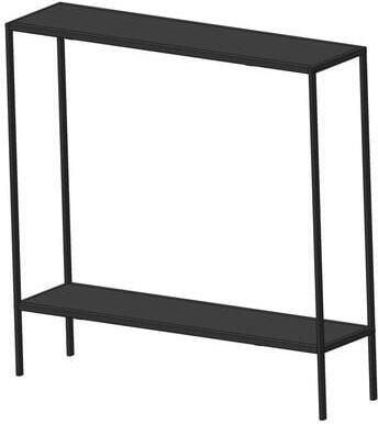 Giga Meubel Sidetable Zwart Metaal 83x21x78cm Küba