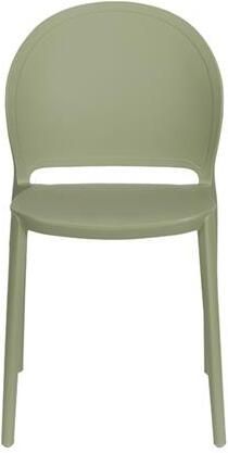 Giga Meubel Tuinstoel Kunstof Groen Zitdiepte 43cm 52x45x82cm