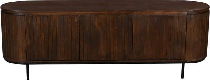 Giga Meubel Tv-meubel Tora Donkerbruin 170cm Mangohout - Foto 2