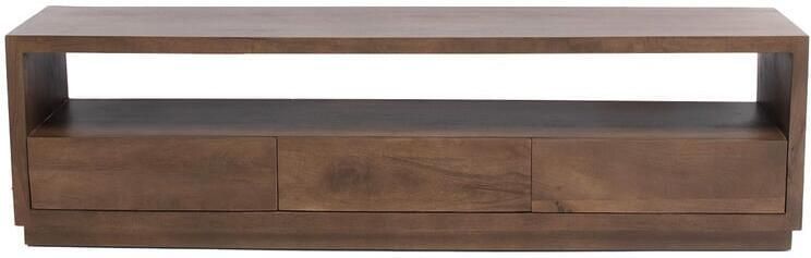 Giga Meubel Tv-meubel Luxurious Donkerbruin Mangohout 180x40x50cm - Foto 2