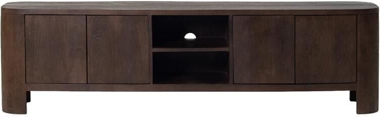 Giga Meubel Tv Meubel Donkerbruin Mangohout 200x40x55cm Mitchel - Foto 3