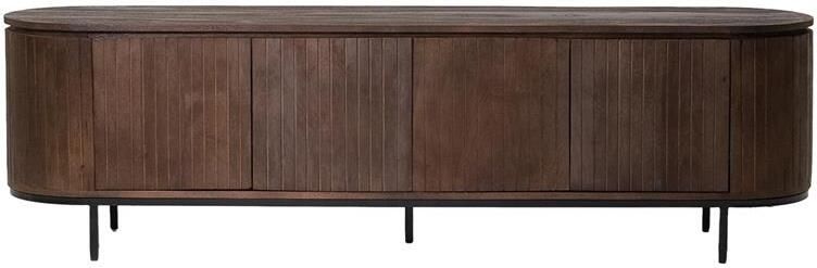 Giga Meubel Tv Meubel Donkerbruin Mangohout 200x45x57cm Tora - Foto 3