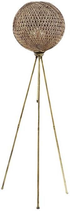 Giga Meubel Vloerlamp Goud Metaal 35x35x138cm Pied