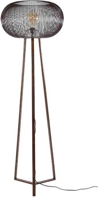 Giga Meubel Vloerlamp Zwart Metaal Driepoot 55x55x170cm