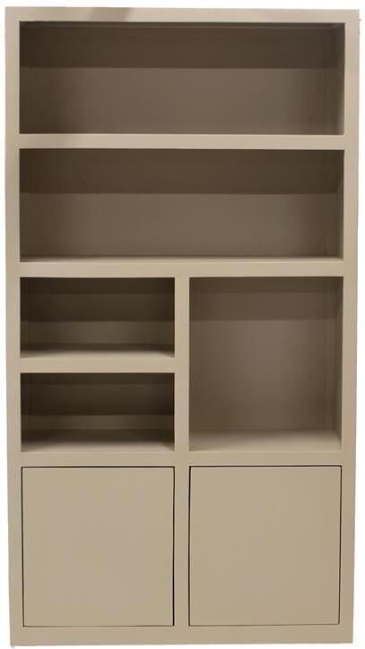 Giga Meubel Wandkast Beige 220cm Mangohout Kast Xander 120x45x220 cm - Foto 2
