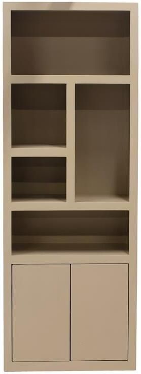 Giga Meubel Wandkast Xander Hout Hardhout Beige 80x45x220cm - Foto 2