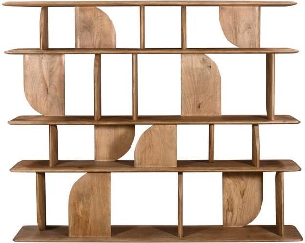 Giga Meubel Wandkast Solis Mangohout Naturel 170x35x140cm - Foto 2