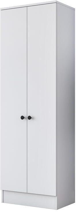 Giga Meubel Wandkast Wit Hout 59 8x38x182 8cm Pozanti