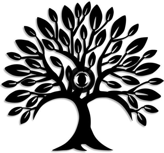 Giga Meubel Wandlamp Zwart Metaal 50x9x46cm Tree