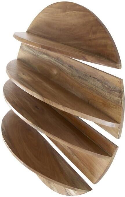 Giga Meubel Wandschap Margosa 4-Delig Rond Hout Naturel - Foto 2