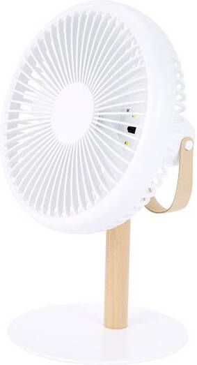 Gingko Beyond Detachable Desk Ventilator Lamp Crème Wit