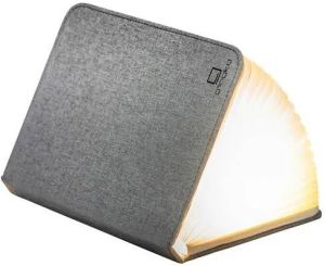 Gingko Smart Booklight Linnen Lamp Oplaadbaar Urban Grijs