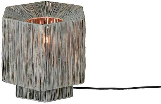 GOOD&MOJO Tafellamp Panama Lichtgrijs 26x28x26cm