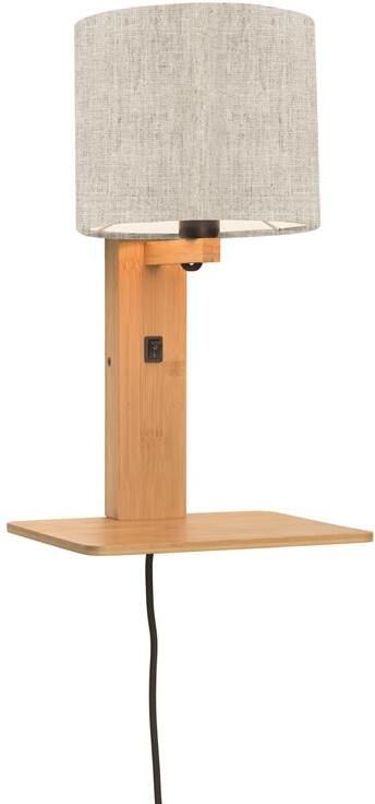 GOOD&MOJO Wandlamp Andes Bamboe|Naturel 19x24x36cm