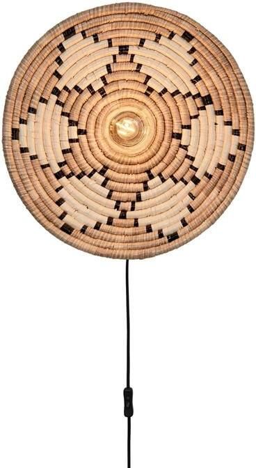 GOOD&MOJO Wandlamp Andros Naturel|Wit Ø45cm