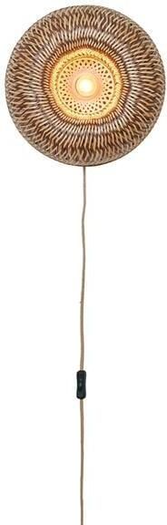 GOOD&MOJO Wandlamp Barbados Naturel Ø35cm